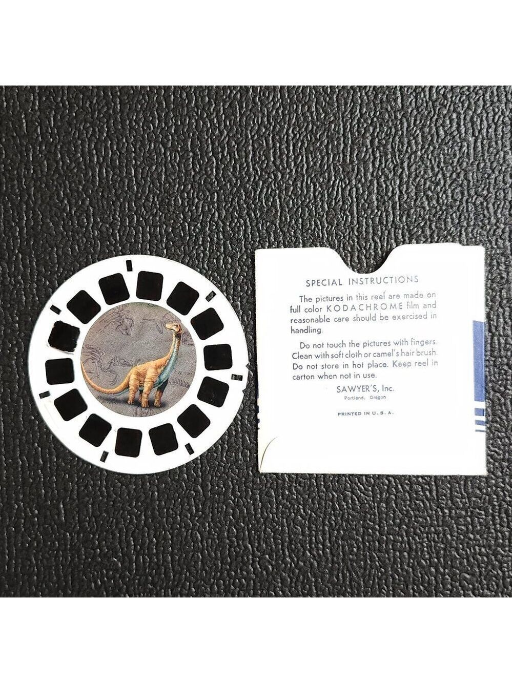 VIEW MASTER Reel DINOSAURS -Dinamation